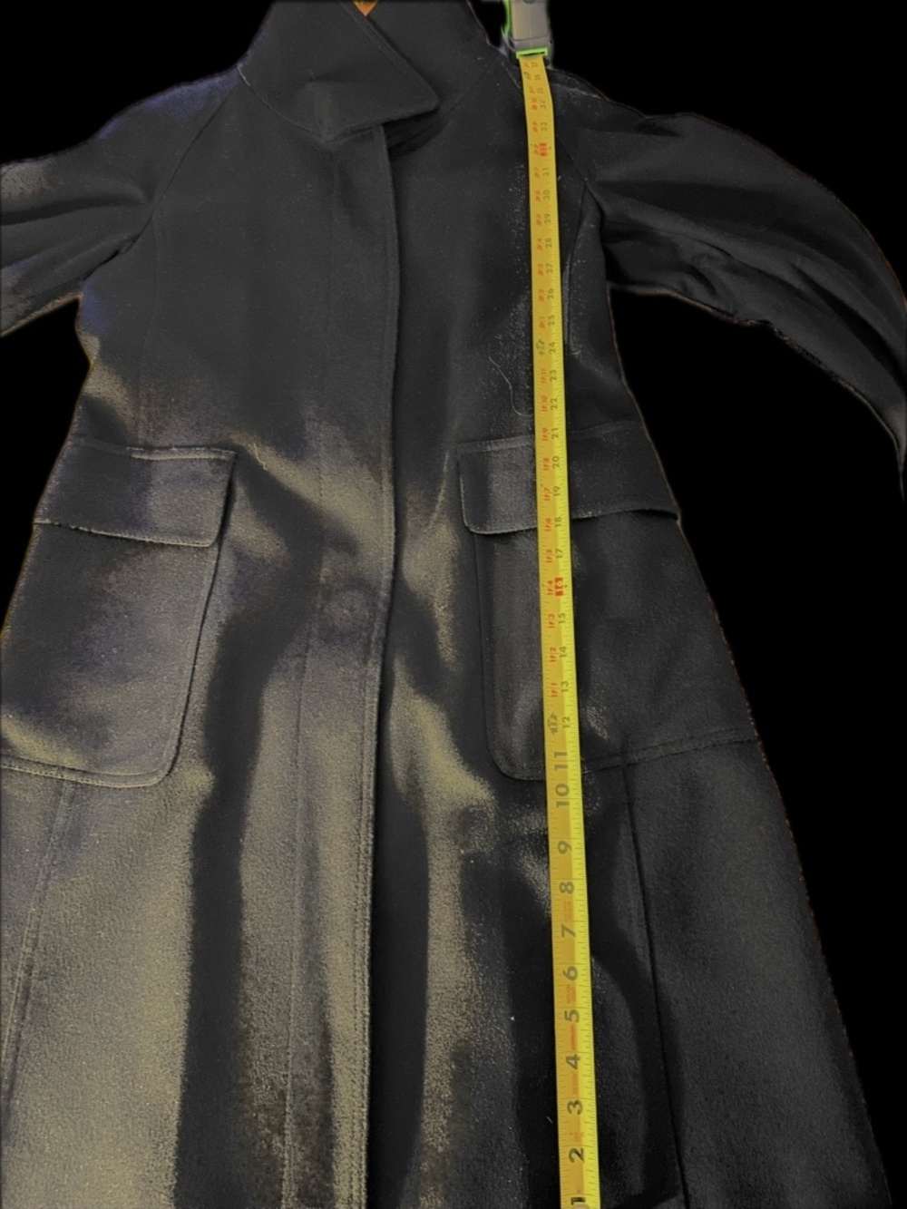 BURBERRY London Black Wool Cashmere Tailored Coat US 10 - Picture 10 of 10